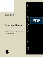 Kaddish y Mortaja Blanca Allen Ginsberg