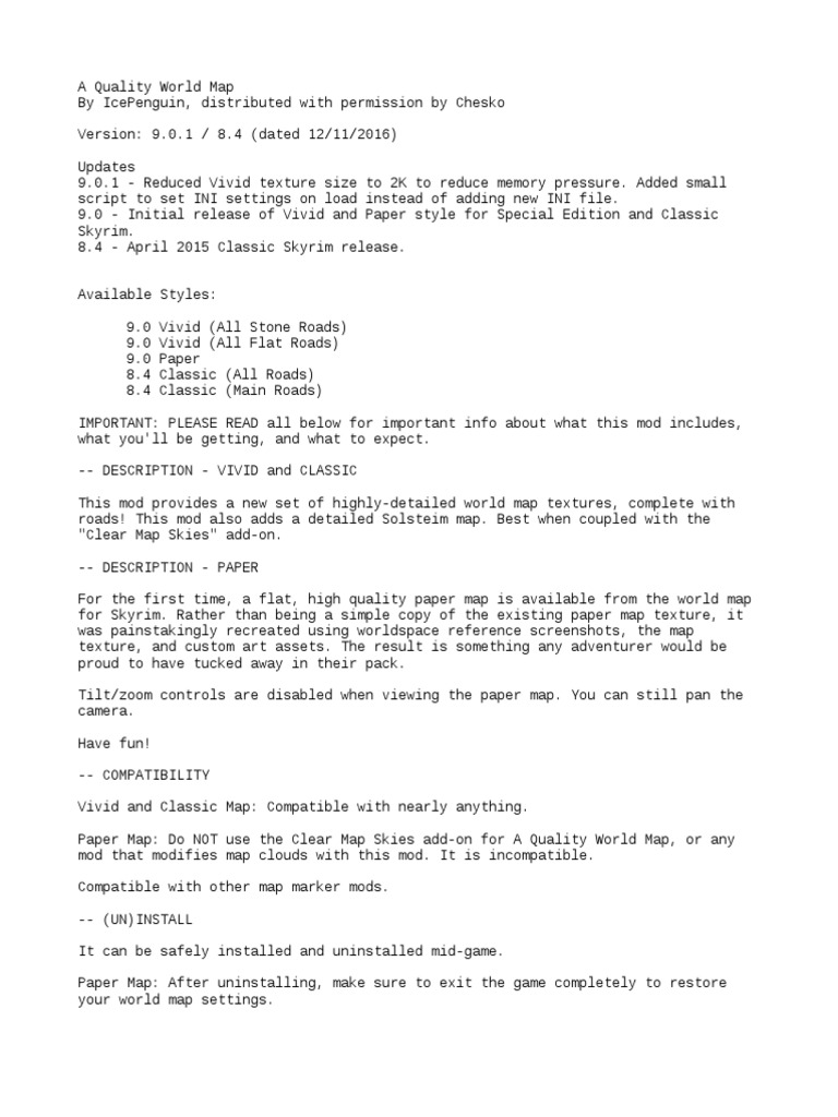 Ice Penguin World Map Readme | PDF | Computing | Software