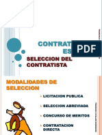 Procesos de Selección Del Contratista PDF
