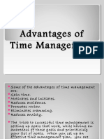 Advantagesoftimemanagement Tipstohelpyouorganizeyourtimebetter Days11 12 101105010825 Phpapp01 PDF