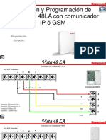 Programación y conexión panel Vista 48LA con comunicador IP o GSM