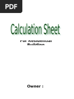 Calculation Sheet