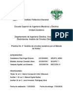 Análisis de circuitos resistivos por el método de nodos