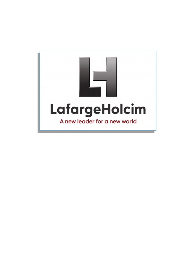 Lafarge Holcim Final PDF Human Resources Employment