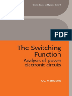 (Circuits, Devices and Systems) Christos Marouchos-The Switching Function_ analysis of power electronic circuits-Institution of Engineering and Technology (2006).pdf
