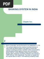 Banking System in India: Chapter Two