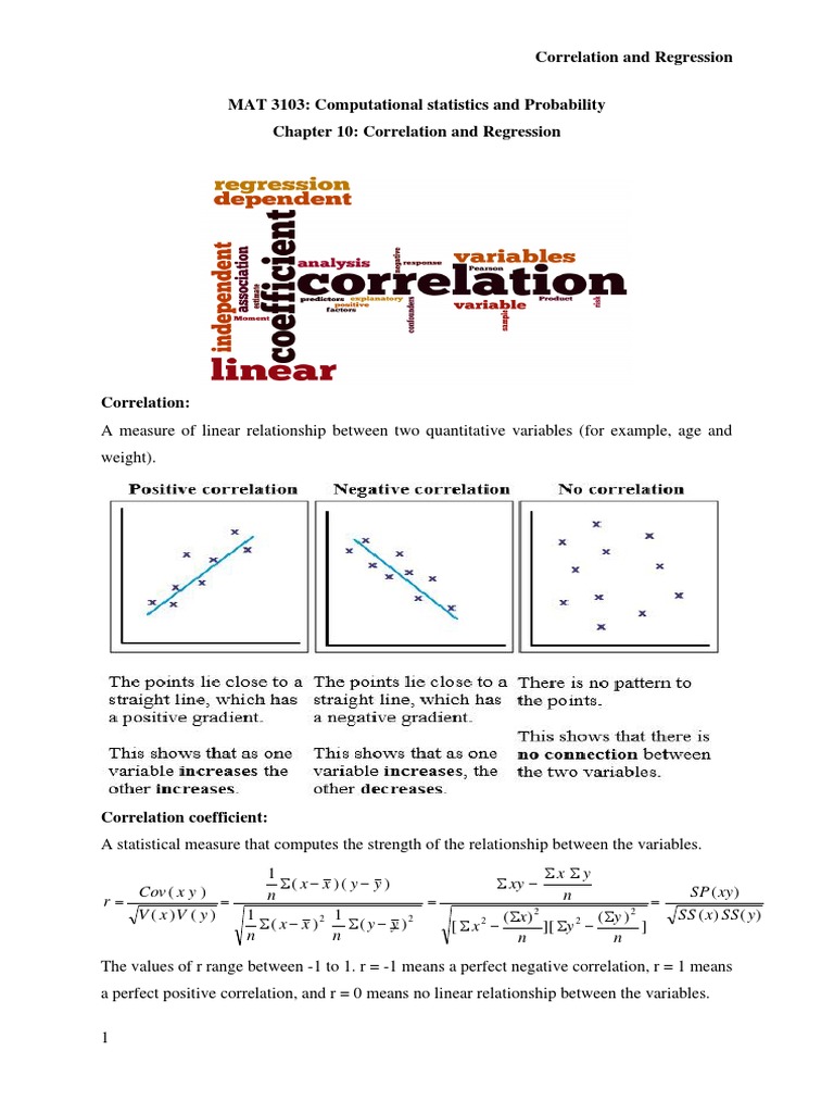 Correlation and Regression Analysis | PDF | Correlation And Dependence ...
