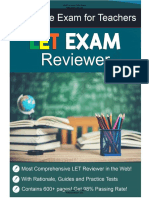 Free LET Review 2020 Licensure Examination For Teachers LET Exam Reviewer