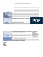 Mapeh Lesson Exemplar Format For Grade 1 To 6