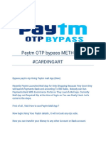 Paytm Otp Bypass