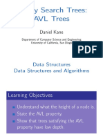 Binary Search Trees: AVL Trees: Daniel Kane