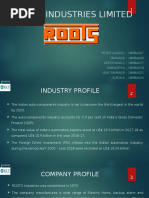 Team 1 - ROOTS INDUSTRIES