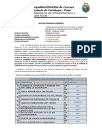 Acta de Entrega de Terreno Saneamiento Cayconi Quisipampa