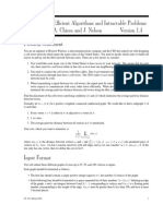 CS 170 Efficient Algorithms and Intractable Problems Spring 2020 A. Chiesa and J. Nelson Problem Statement