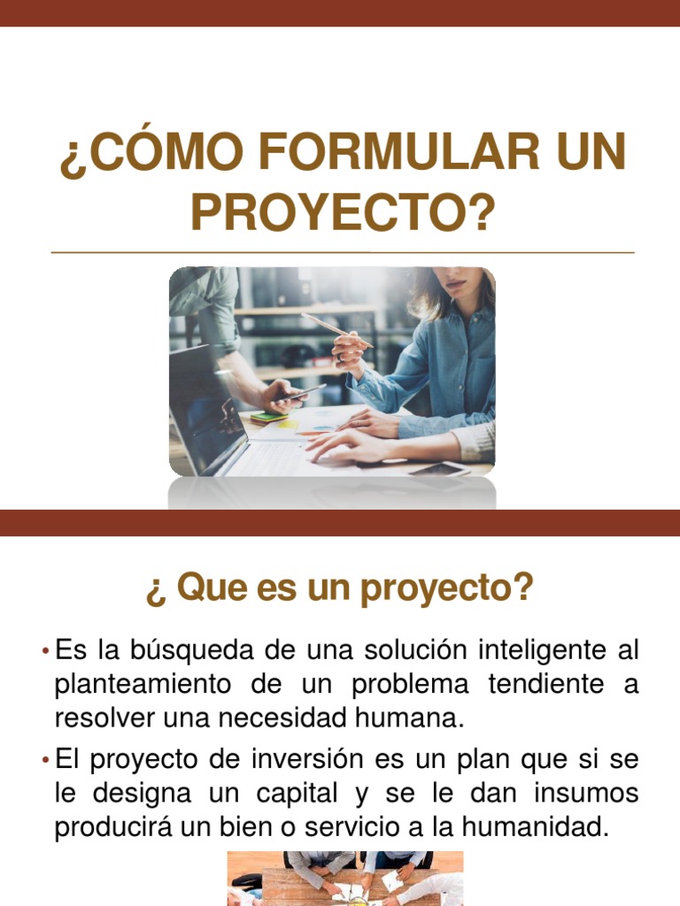 Cómo Formular un Proyecto Efectivo | PDF | Presupuesto | Planificación