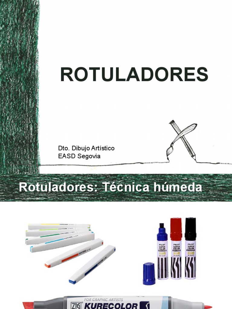 Rotuladores PDF, PDF, Dibujo