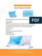 Caracteristicas de Mascarilla de 3 Pliegues PDF