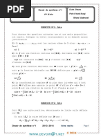 Durée: 3heures Profs: M Mongi M Abderrazek: Mathématiques Hamdi Hamdi