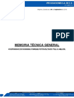Memoria Técnica General PDF