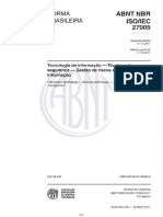 ABNT-NBR - ISO - IEC - 27005 de 12 - 2011