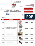 Proforma Varios Productos