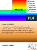 Autism: For People With Autism