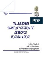 Taller Gerencial Desechos Hospitalarios IPASME PDF