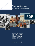 The Choices Sampler: Lessons From Choices Curriculum Units