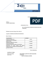 Cotizacion de Camaras de Desinfeccion