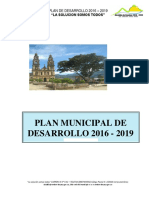 Plan Desarrollo Rondon