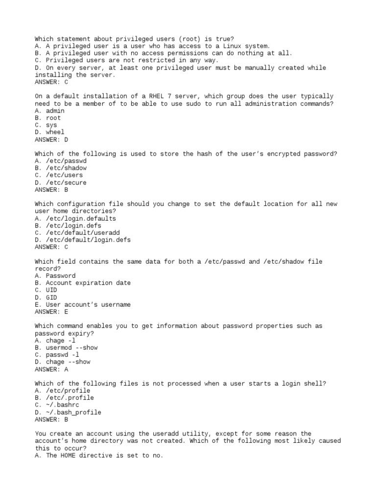 Chapter-5 (Users and Groups Management) | PDF | Superuser | Utility ...