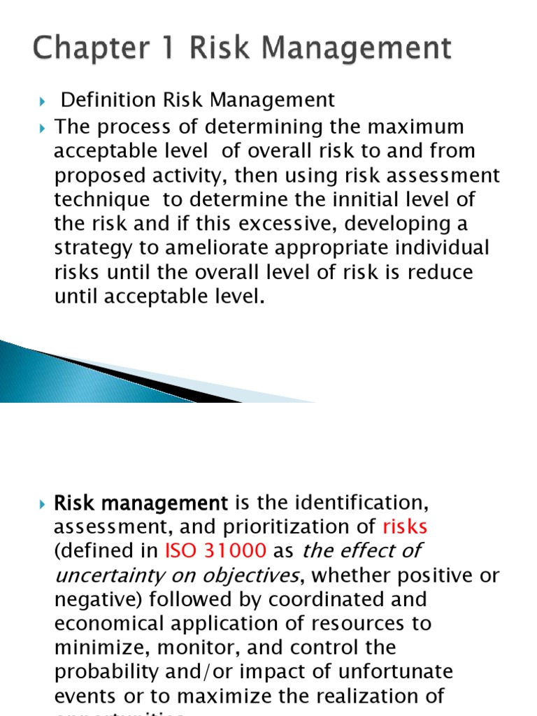 Financial Risk Management Overview | PDF | Risk Management | Risk