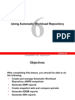 Using Automatic Workload Repository