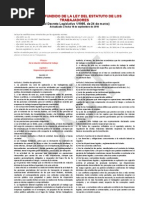 Estatuto de Los Trabajadores Actualizado Sectiembre 2010