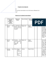 Pregunta de Investigación