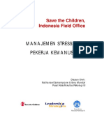 Manajemen Stress Bagi Pekerja Kemanusiaan: Save The Children, Indonesia Field Office