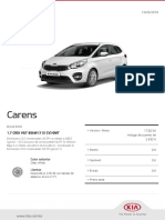 Kia Configurator Carens Drive - km0 20190523