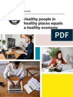 Healthy People in Healthy Places Equals A Healthy Economy