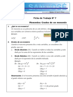 ÁLGEBRA - Monomios- polinomios 6° grado  III 2015.docx