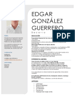 Curriculum Edgar Gonzalez