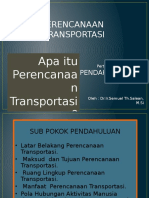 PERENCANAAN TRANSPORTASI