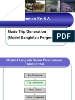 Pert-6 A - Model Bangkitan Pergerakan