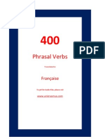 400 Phrasal Verbs. English - Française