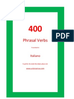 400 Phrasal Verbs. English - Italiano