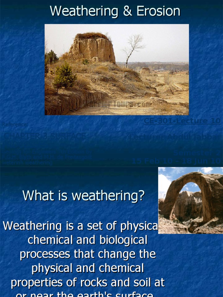 Understanding Weathering and Erosion | PDF | Weathering | Erosion