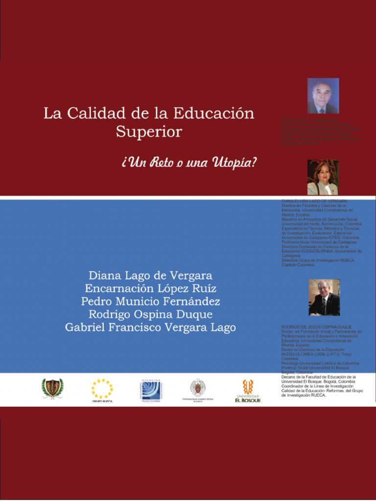 Calidad en Educación Superior: Retos y Utopías | PDF | Calidad ...
