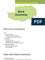 Advanced Performance Management (APM) : Risk & Uncertainty