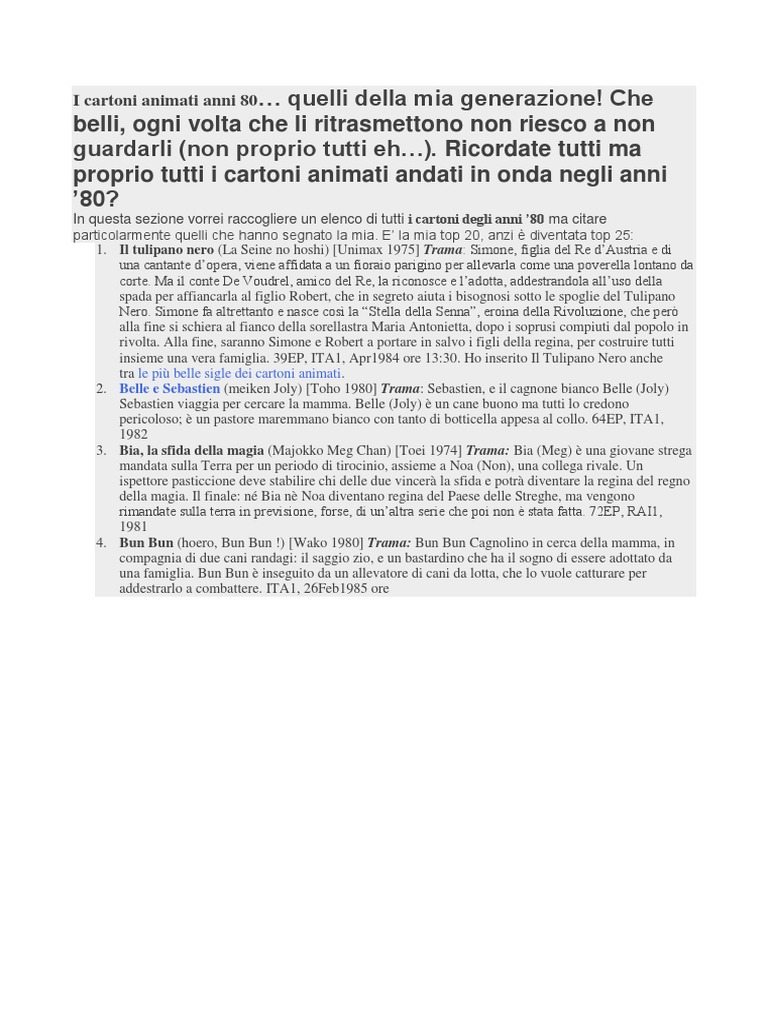 10 Il Caleidoscopio Dei Ricordi Cartoni Testo