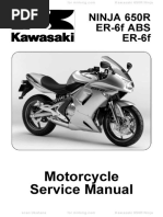 Kawasaki ZX-9R (ZX900-B1 - 4) '94 A '97 - Service Manual | PDF