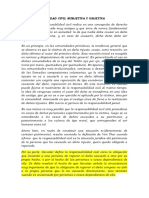 La Responsabilidad Civil Subjetiva y Objetiva